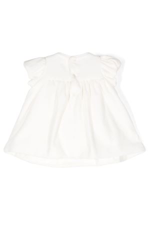 Abito in misto cotone bianco LA STUPENDERIA KIDS | CBAB08S63.